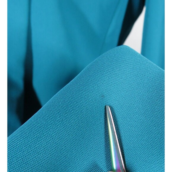 Calvin Klein Women's Teal Open Front Blazer Size Petite Large - Picture 4 of 11